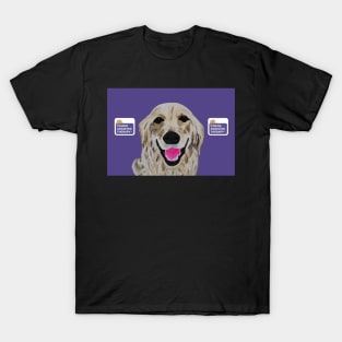 II, Canine Assisted Therapy Golden Retriever with Logos v3 T-Shirt